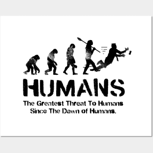 Humans Posters and Art